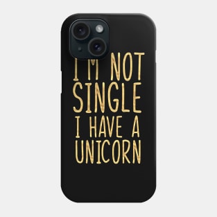 Golf Unicorn Single Funny Phone Case