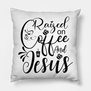 Coffee & Jesus Pillow