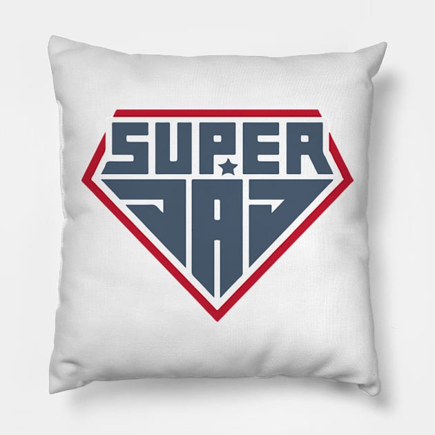 Super Dad Pillow by jobieh shop