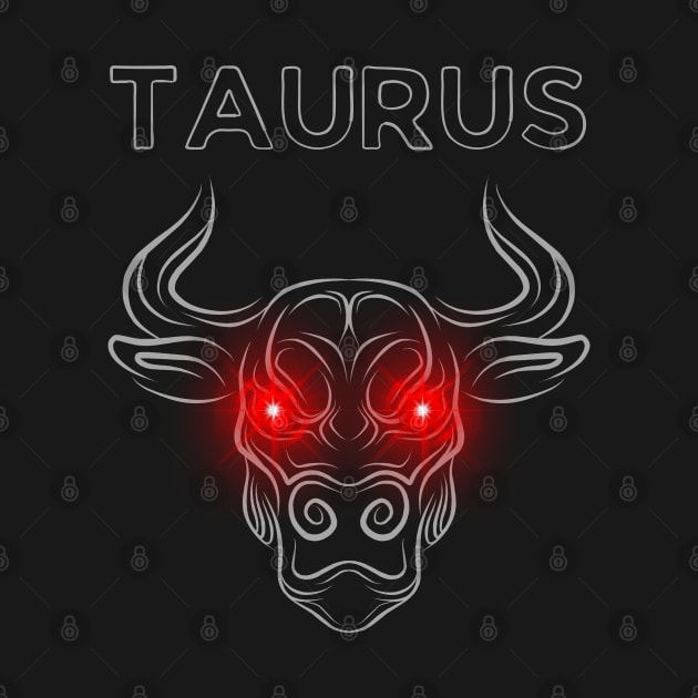 Taurus | Evil Red Eyed Bull by MysticZodiac