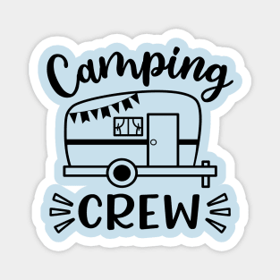 Camping Crew Family Camper Magnet