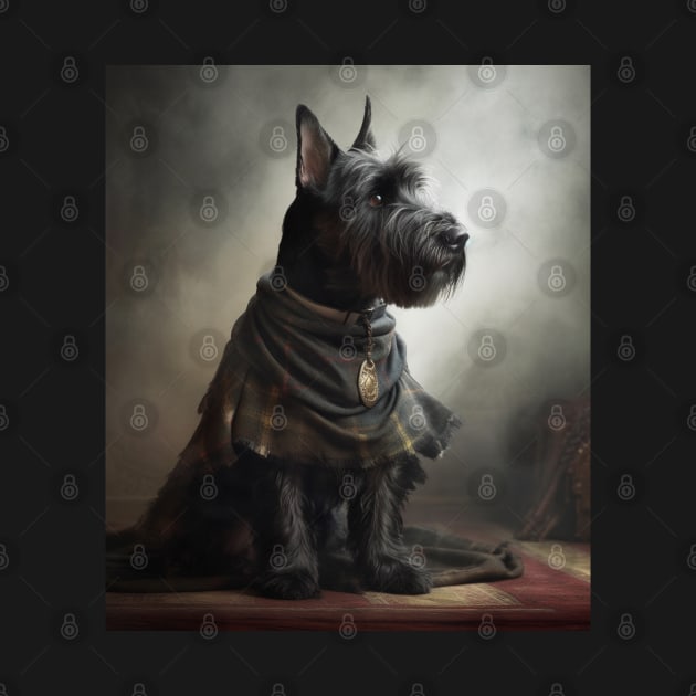 Stalwart Scottish Terrier - Medieval Chieftain by HUH? Designs