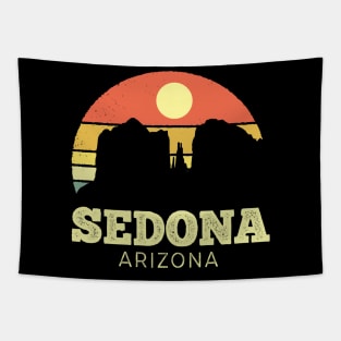 Sedona Arizon Vintage Sunset Tapestry