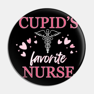 Cupid's Favorite Nurse Pin