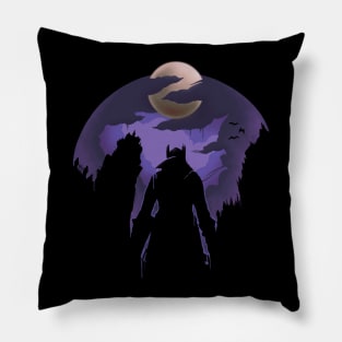 A Hunter Must Hunt (Dark Blue) Pillow