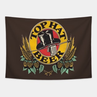 Top Hat Beer Retro Defunct Breweriana Tapestry