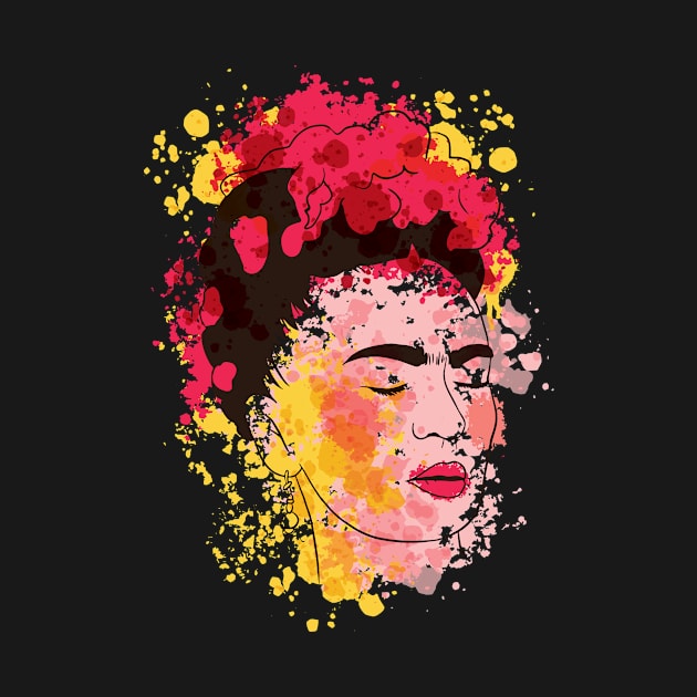 Watercolor Frida Kahlo by EquilibriumArt