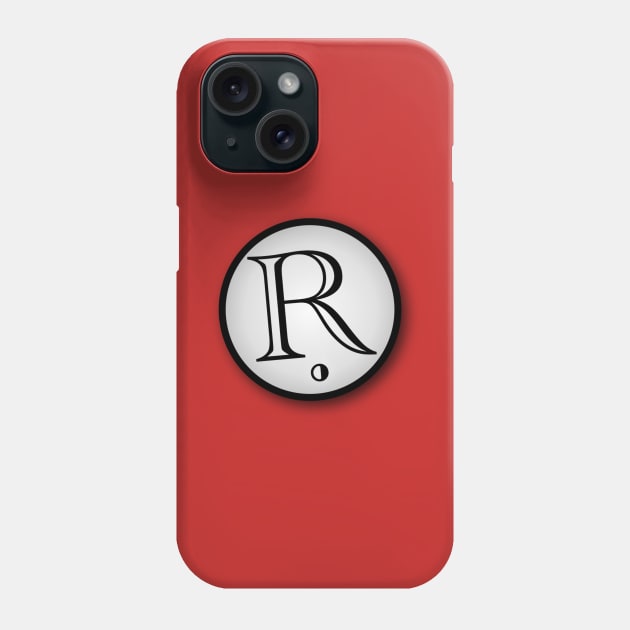 The Letter R Phone Case by C E Richards