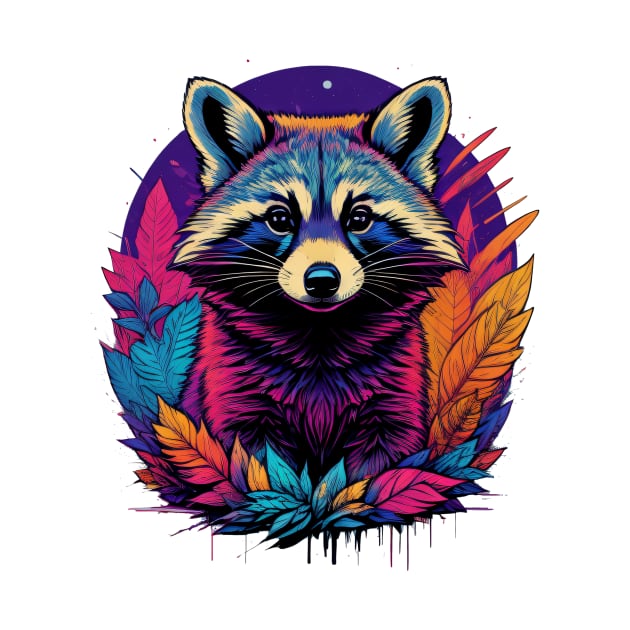 Raccoon Vibes by Dürer Design