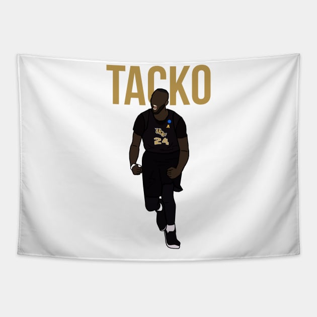 Tacko Fall - NCAA College Basketball UCF Tapestry by xavierjfong