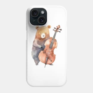 double bass bear Phone Case