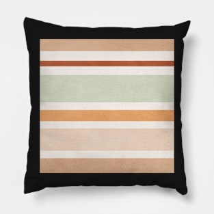 Abstract stripes, Boho style art, Mid century art Pillow