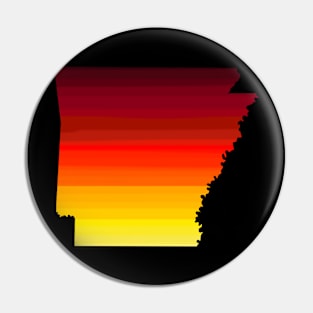 Arkansas Sunset Pin