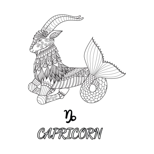 Capricorn Zodiac Sign by letnothingstopyou