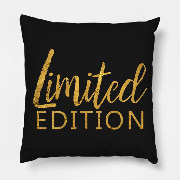 Limited Edition | Gold Pillow by flimflamsam