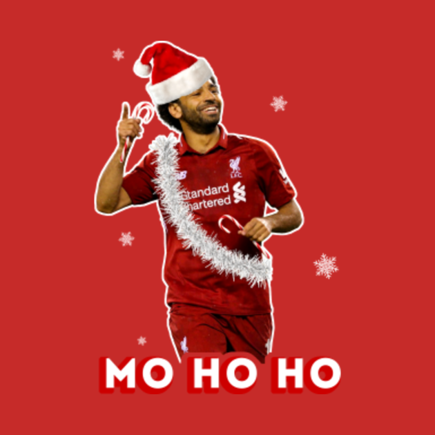 Mo Ho Ho Salah Football Christmas Mo Salah TShirt TeePublic