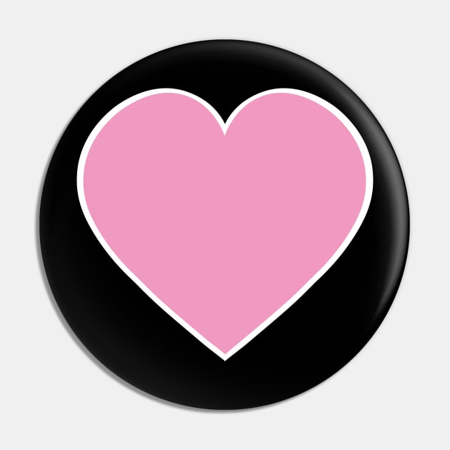 Pink heart Pin by Rob Sho