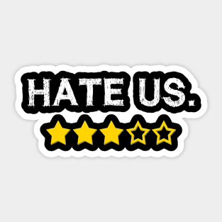 HATE US Proud Houston Baseball Fan Sticker for Sale by 1997vlog