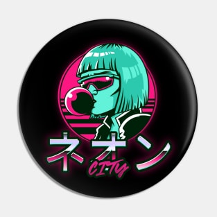 Neon City Pin