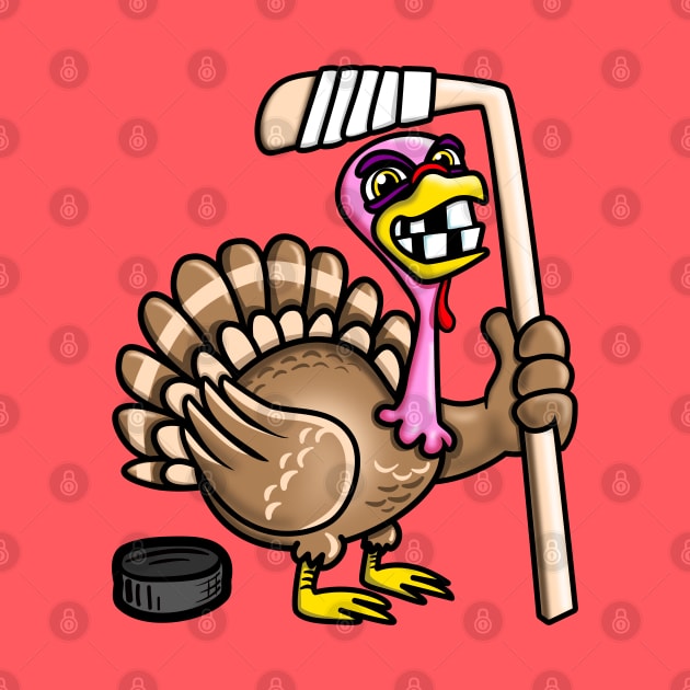 Funny Hockey Turkey by PnJ