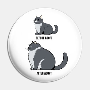 Humor for cat adoption Pin