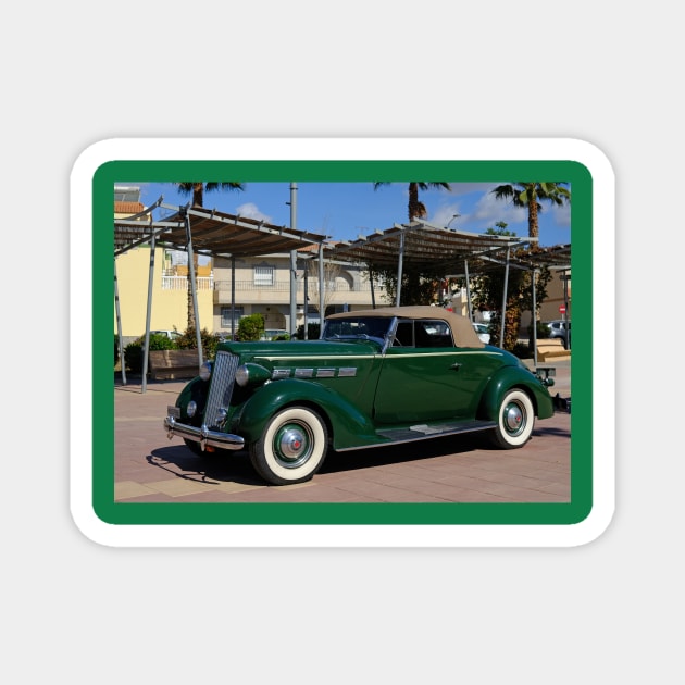 1930s Packard Convertible Coupe Magnet by margaretmerry