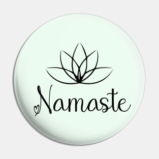 Namaste Yoga Lortus Mom Gift Pin