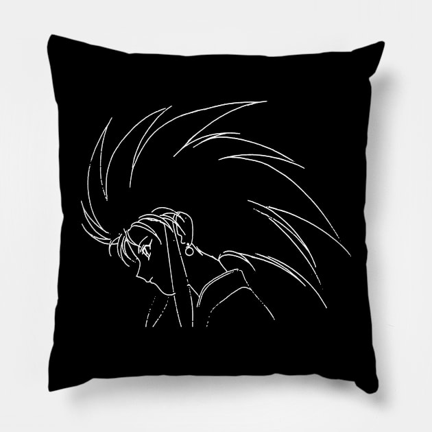 Tenchi Muyo! Ryoko Concept Art Pillow by Good Shirts Good Store Good Times