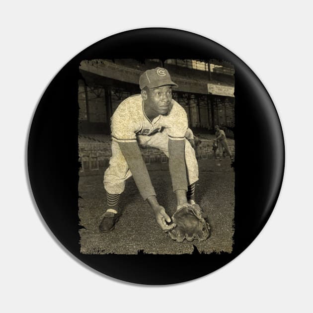 Ernie Banks - 11 for 35 With 2 HRs, 1953 Pin by PESTA PORA