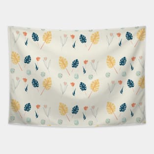 Flower and leaves pattern Tapestry