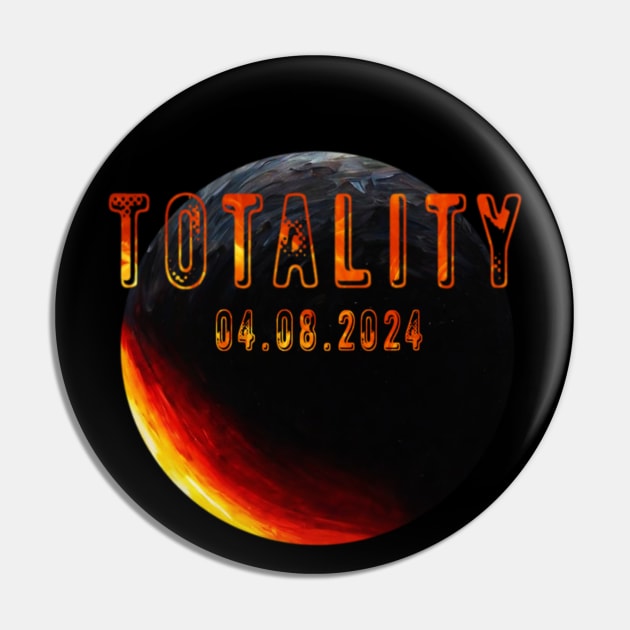 Totality Total Eclipse 04.08.2024 Pin by Little Duck Designs