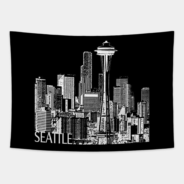 Seattle Tapestry by TravelTs