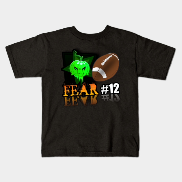 Green Bay Packers Fear 12 Jack O Lantern Trick Or Treat Halloween Sports Gift Green Bay Packers 12 Halloween Kids T Shirt Teepublic