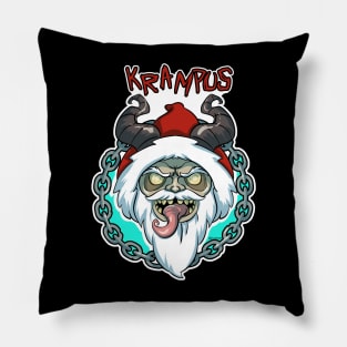 A very merry Krampus Christmas Pillow