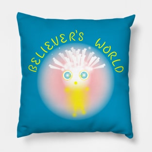 With Text Version - Believer's World Resident Wow Pillow