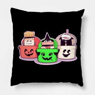 Spooky Fast Food Pillow