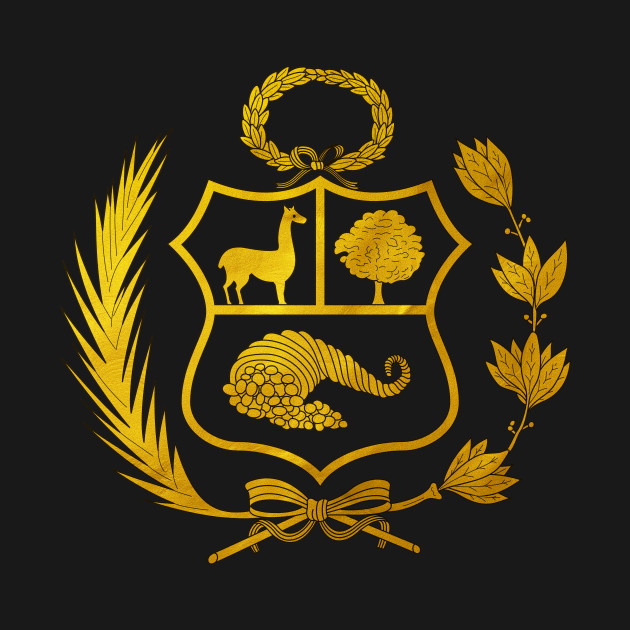 Escudo Nacional del Perú - Peru - T-Shirt | TeePublic