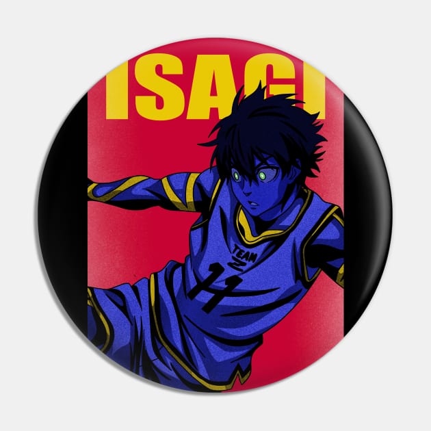 Isagi Yoichi Blue Lock Pin by Rekayasabumi