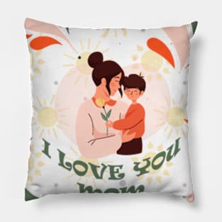 I Love You Mom 04 Pillow