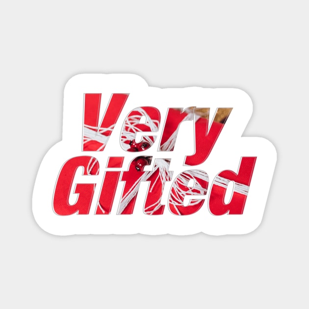 Very Gifted Magnet by afternoontees