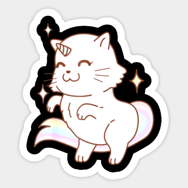 Caticorn Rainbow Cat Kittycorn Unicorn Tee Caticorn Rainbow Cat