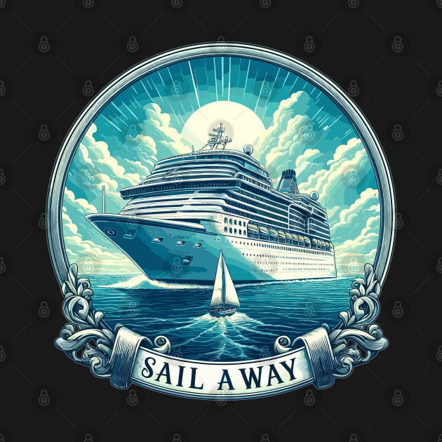 Cruise Ship, Sail Away by Vehicles-Art