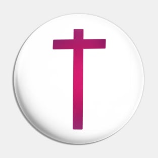 Pink Cross Pin