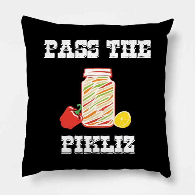 Pass The Pikliz Haiti Thanks Giving Haitian Pillow by alltheprints