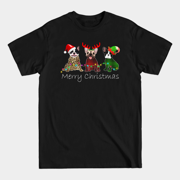 Disover Merry Christmas - French Bulldog Christmas - T-Shirt