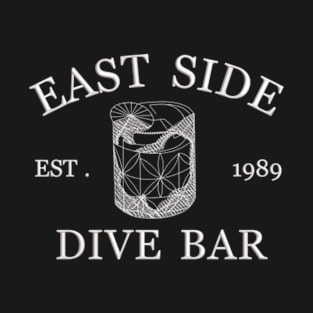 Dive Bar On The East Side Embroidery Designs - 4 sizes, Delicate Dive Bar Embroidery Pattern, Taylor Machine Embroidery Designs, Swifties T-Shirt