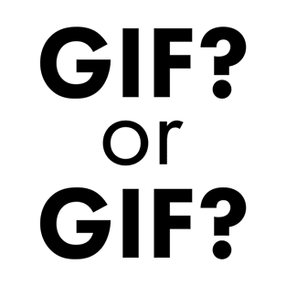 Gif? Or Gif? T-Shirt