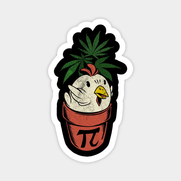 Chicken Pot Pi Magnet by Cosmo Gazoo