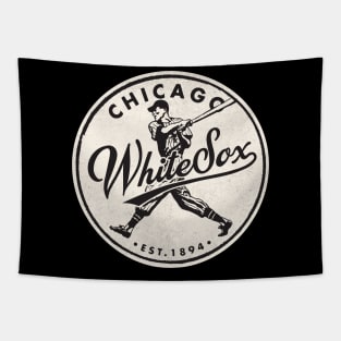 Vintage Chicago White Sox 3 by Buck Tee Originals Tapestry