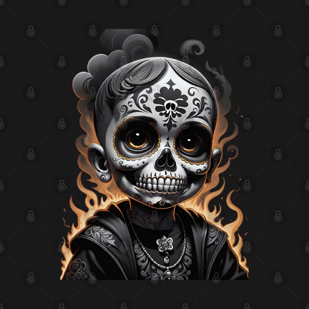 Spooky Kidz  - Dia De Los MuertosI by Absinthe Society 